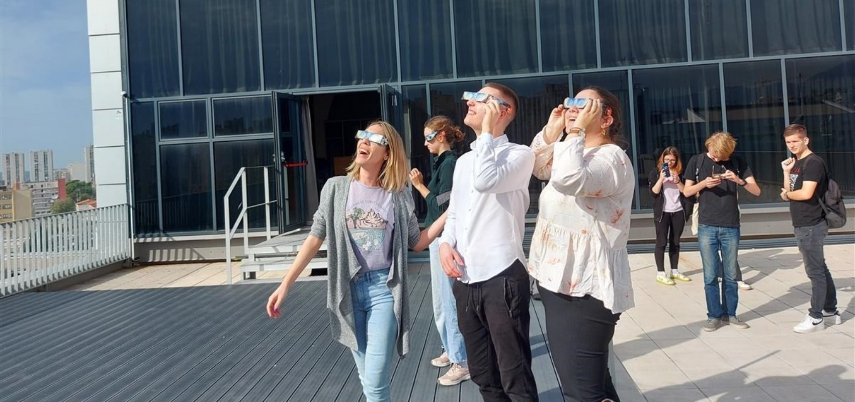 Studenti Fizike PMF-a u okviru projekta Pod zvijezdama