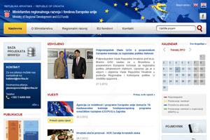 Ministerium für die regionale Entwicklung und Fonds der EU