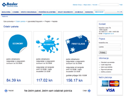 Basler Insurance Zagreb web shop