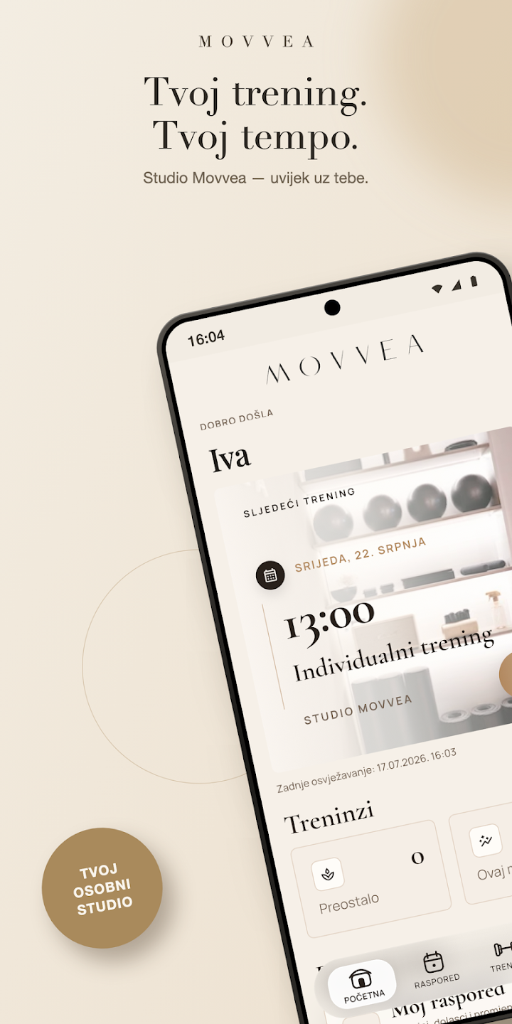 Movvea – digitalni pratitelj osobnog treninga